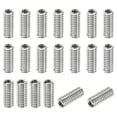 thumbnail image 1 of Unique Bargains Adaptateurs de Filetage Manchon Réducteur Écrou 20 Pcs M4x0.7 Mâle à M2.5x0.45 Femelle Réparation Insert Écrou 10mm, 1 of 7