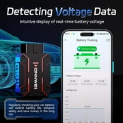 KONNWEI MAXOBD Full System Bluetooth ODB2 Code Reader Diagnostic Scanner Tool Check Engine,Voltage Test,I/M Readiness,Data Stream,Auto VIN,for iOS & Android System