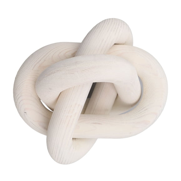 Wood Knot Chain Link Decor, Modern Home Decoration with Reusable Pine Wood Knot, Ideal for Tables, Tiered Trays, Bookshelves