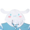 thumbnail image 4 of Hello Kitty Big Girls' Hooded Ears Fleece Zip-Up Hoodie Cinnamoroll Blue, 4 of 6