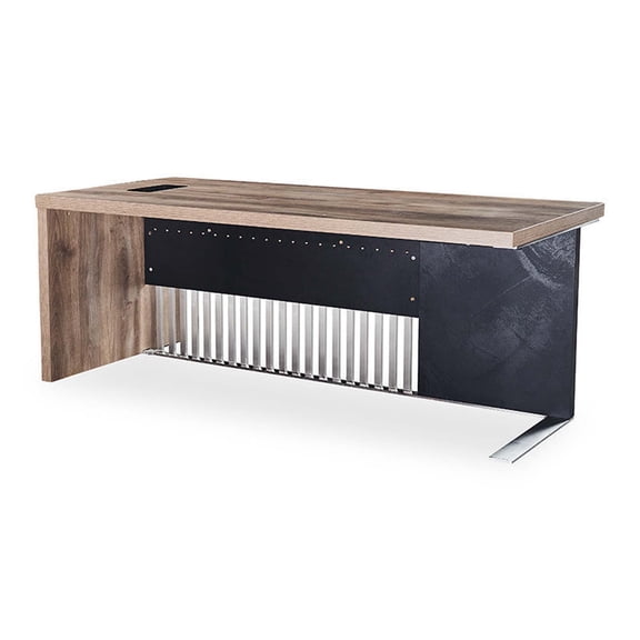 70.87" Executive Office Desk with Stainless Steel Sturdy Frame