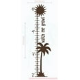 thumbnail image 6 of Palm Tree Growth Chart Vinyl Decals Beach Baby Room Nursery Wall Art Stickers, 10.5x39-Inch Chocolate Brown, 6 of 6
