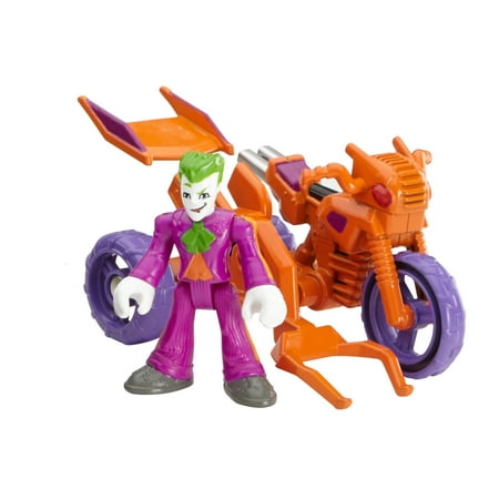 Imaginext DC Super Friends Streets of Gotham City the Joker &amp; Cycle