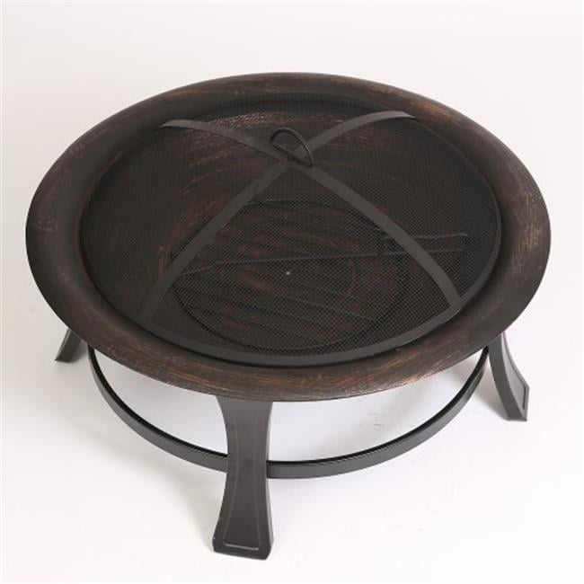 30 In Steel Fire Pit Walmart Com