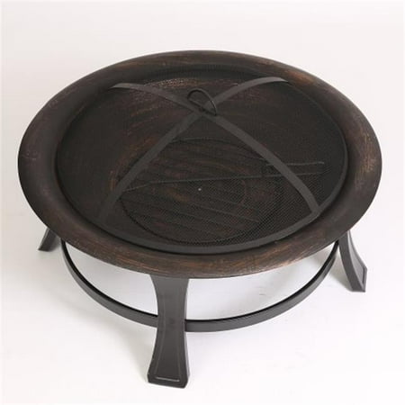 30 In Steel Fire Pit Walmart Com