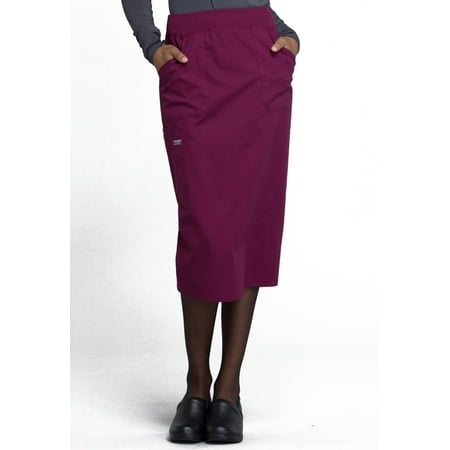 

Cherokee Workwear Professionals Women s Scrubs Skirt 30 Knit Waistband WW510