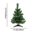thumbnail image 3 of Lilixerw 13.7Inch Tabletop Artificial Christmas Tree,Realistic Desktop Decor with Foldable Branches for Home Office Party,Xmas Indoor Decoration,Green, 3 of 6