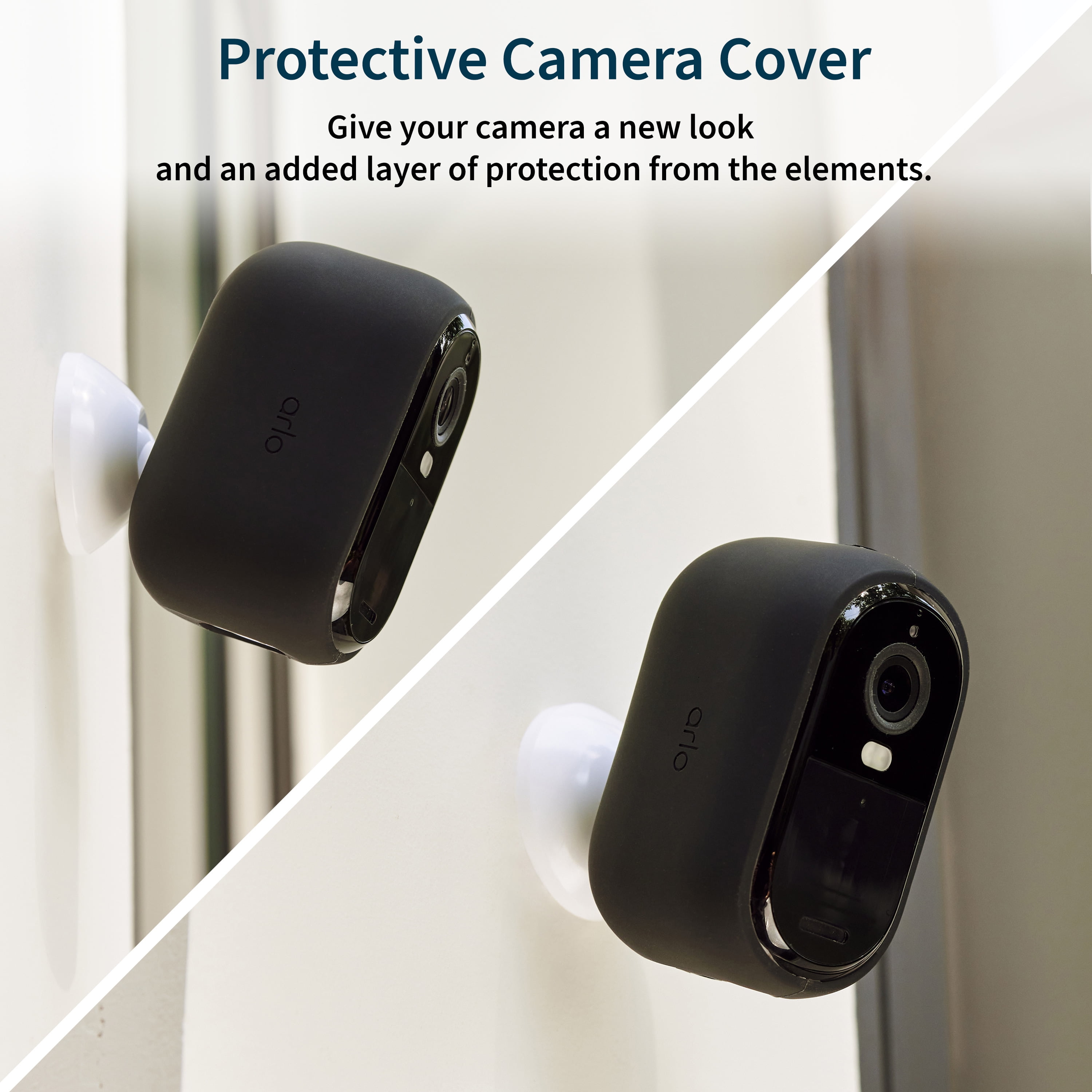 Arlo Essential Outdoor Camera 2K (2nd Generation) - Wireless Security Surveillance Camera - 3 Cam - White, VMC3350-1WMNAS