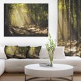 thumbnail image 1 of Rayons de Soleil à Travers les Arbres Verts - Impression sur Toile Photographie de Paysage, 1 of 3