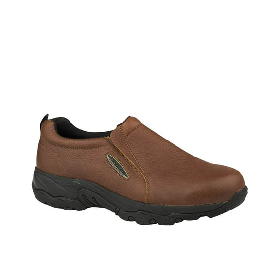 Men's Air Light Slip-On Shoes Round Toe Brown 13 D(M) US