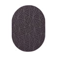 thumbnail image 1 of Furnish My Place Indoor Floor Rug - 8 ft. x 10 ft. Oval, Purple, Geometrical Print, Customized Area Rug for Bedrooms, Hallways, Living Rooms, 1 of 5