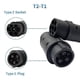 thumbnail image 1 of J1772 Type 2 to Type 1 EV Charging Adapter | Electric Vehicle Charger, 1 of 3
