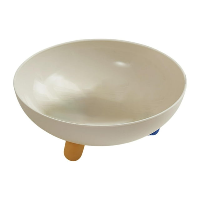 Siruishop Fruit Bowl Multipurpose Key Bowl for Dining Table Kitchen Counter Home Decor White