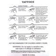 thumbnail image 4 of angel wing warrior fighting devil large 8.25" temporary arm tattoo, 4 of 4