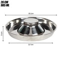 thumbnail image 3 of Classic Feeder Slow Perro Anti Gulp Bowl Acero Inoxidable De Hinchazón S 26cm Zulema Mascotas Cuenco de alimentación lento, 3 of 8