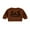 Brown, variant on BemeyourBBs Baby Halloween Sweater Pumpkin Embroidery Long Sleeve Knitwear