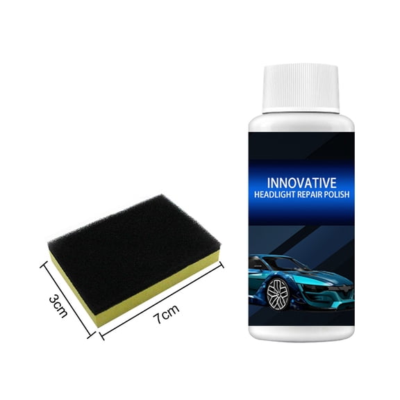 Werulen Car Headlight Restoration Kit, Headlight Cleaner and Polish with Hydrophobic Coating, Car Headlight Repair Kit for Oxidation and Scratch Removal, Headlight Restoration Agent for Long-Term