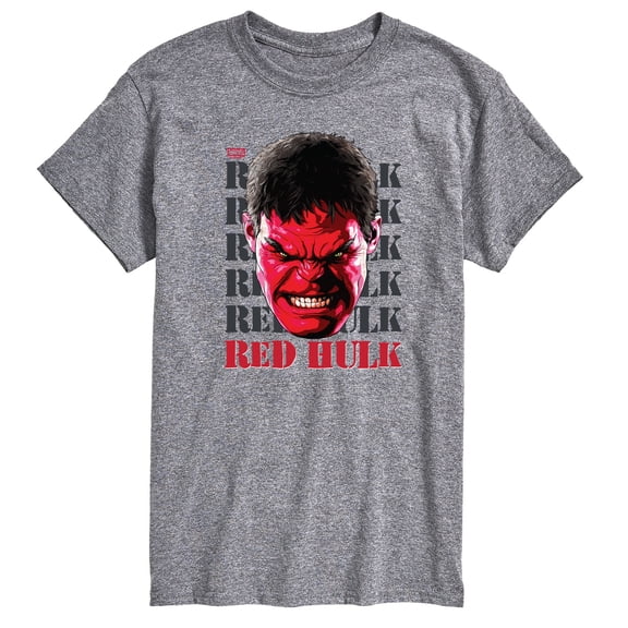 Marvel - Big Red Hulk Face - Men's Short Sleeve Graphic T-Shirt