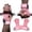 One Size - Pink, variant on ANUEKLEAR Gy Straps Weight Lifting, Double Leather Lifting Straps for en Deadlift with Cushion Wrist Loop, Gy Lifting Wrist Wraps for Weightlifting