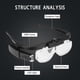 thumbnail image 1 of Rechargeable Head Magnifying Glasses with LED Light 2 Detachable Lenses Hands Free Head Mount Magnifier 26s, 1 of 4