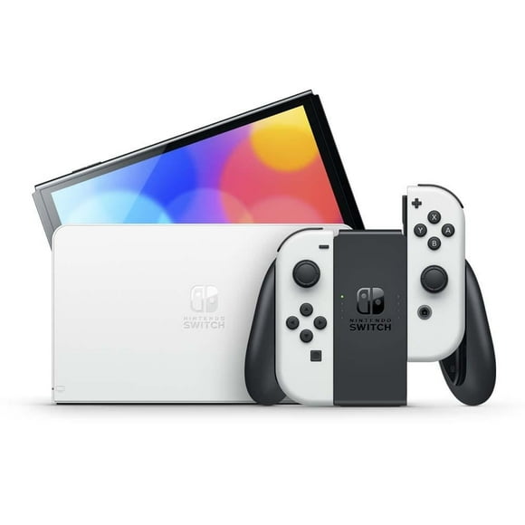 Consola Nintendo Switch Oled Blanco 64 GB más Super Mario Bros Wonder y 12 Meses NSO Versión Nacional