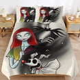 thumbnail image 1 of The Nightmare Before Christmas Practical Fabric Sleep Ready Texture High Thread Composition Duvet Cover Sets Convenience, 1 of 5