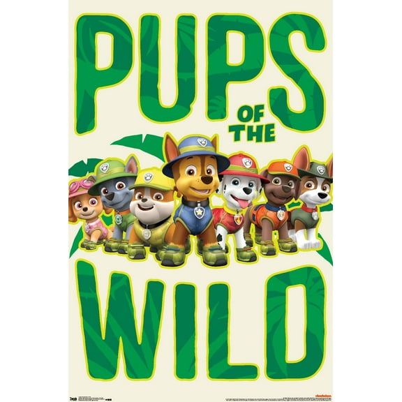 Nickelodeon Paw Patrol - Wild Wall Poster, 22.375" x 34"