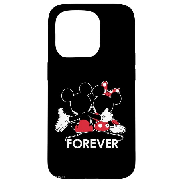 Funda para iPhone 15 Pro de Disney Mickey y Minnie Forever
