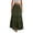 Army Green, variant on Skirts for Women Perfect Fabric Breathable Comfortable Summer Casual Elastic Waist Solid Color Pleated Pockets Womens Skirts