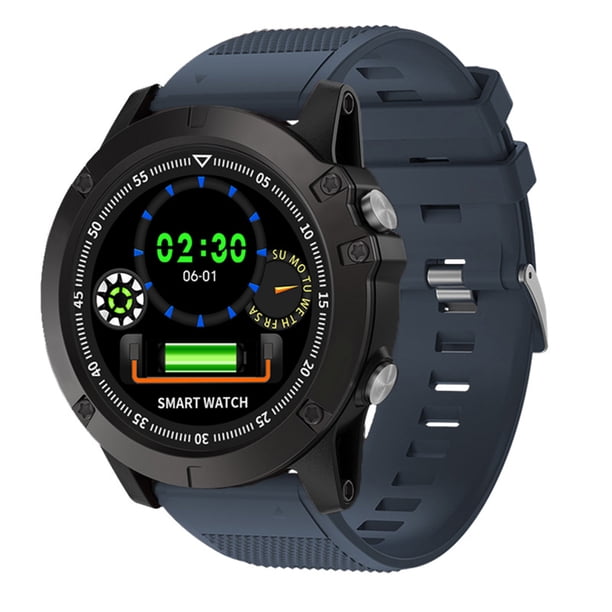Reloj deportivo inteligente con frecuencia cardíaca IP68, resistente al agua, esfera redonda, reloj de pulsera con presión arterial, pantalla IPS de 1,22 " Monstrate DZ7774-02