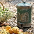 thumbnail image 5 of 2 Gal Vintage Small Step On Trash Can With Lid Liner and Handle, Farmhouse Rustic Garbage Can Watse Bin for Living Room Bathroom Office, 5 of 6