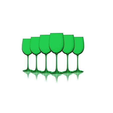 Emerald Green Colored Wine Gles 19 Oz Set Of 6 Additional Emerald Green Colored Wine Gles 19 Oz Set Of 6 Additional Vibrant Colors Available