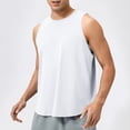 thumbnail image 1 of pstuiky Camiseta sin mangas para hombre, Camiseta deportiva transpirable de color sólido sin mangas para hombre Camisas de hombre l, 1 of 9