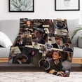 thumbnail image 5 of Soft and Comfortable Warm The Wool Blanket Fan Gift Suitable for Room Sofa Bed Car Lets Trip Camping Sofa Decoration Merch Fresh Love Stuff Blanket 50x60, 5 of 6