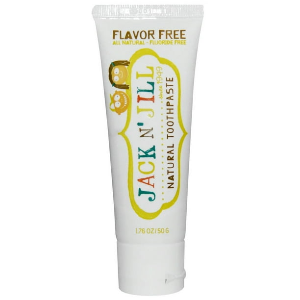 Jack n' Jill Natural Toothpaste, Flavor Free, 1.76 oz (50 g) Walmart