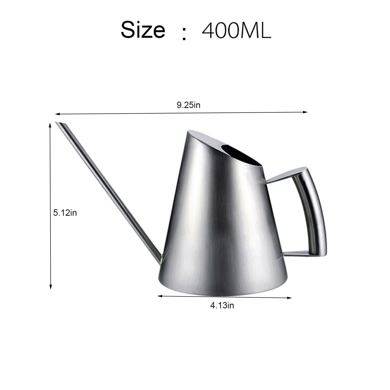 Aufmer Stainless Steel Watering Can - Metal Watering Can With Long Spout To Spillage┃ Perfect Plant Watering Can For Outdoor And Indoor Plants❀2024 Upgrade