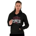 thumbnail image 4 of Pink Power Breast Cancer Awareness Hoodie Sweatshirt Women Brisco Brands L, 4 of 6