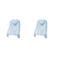 thumbnail image 4 of Minnieouse Abrigo Ropa de protección solar Sudadera con capucha Protector solar Chaqueta elástica de manga larga Señora para acondicionamiento Type9 NO9, 4 of 6