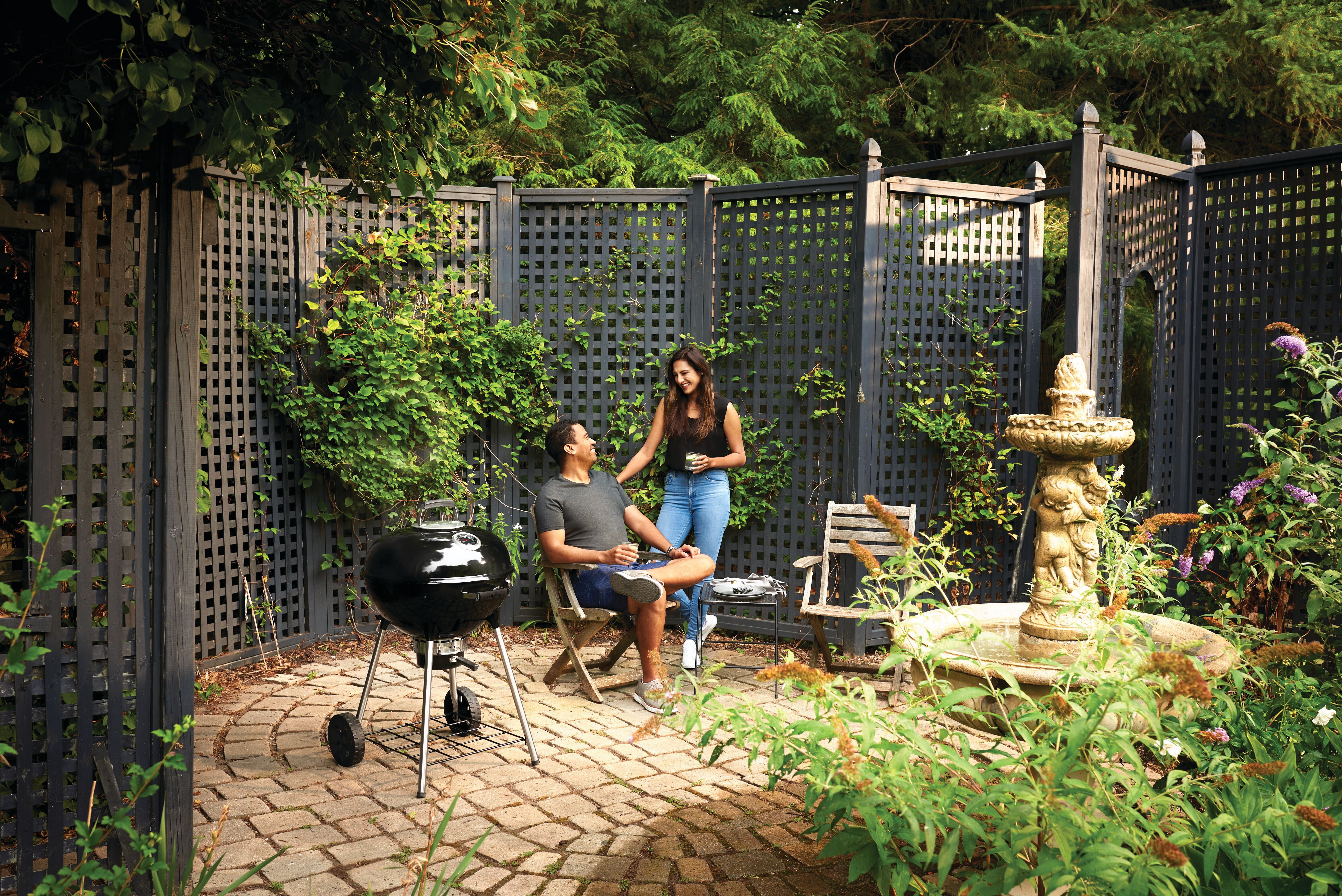 NAPOLEON 22 in. Kettle Charcoal Grill in Black