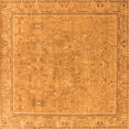 thumbnail image 1 of Ahgly Company Indoor Square Oriental Orange Industrial Area Rugs, 8' Square, 1 of 4