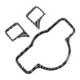 thumbnail image 3 of Embellecedor de marco de interruptor de faro de fibra de carbono Universal, 3 uds., apto para Mercedes Benz 2009-2018, conducción a la izquierda, 3 of 8