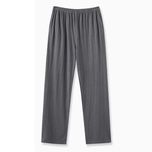 zbxnLI Men's Cotton Pajama Pants Comfy Loose Pj Sleepwear Pants Soft Lounge Sleep Pants with Pockets