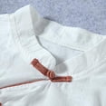 thumbnail image 4 of Neewe Linen Embroidered Womens Long Sleeve Shirts Casual Summer Fashion Ladie Tops Loose Fit Spring Lightweight Clothes Beach Vacation, 4 of 5