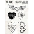 thumbnail image 2 of 49 And Market Clear Stamps 4"X6"-Gabi's Hearts Of Desire, 2 of 2
