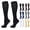 White-light compression socks, variant on Light Compression Socks 20-30 mmHg - Men & Women - Running, Nurses, Shin Splints, Flight, Travel Support Socks for Men Beige