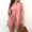 Pink, variant on Aqestyerly Sets for Women Summer Women's Casual Sets Solid Three-Piece Suit with Vest+Suit Jacket+Shorts