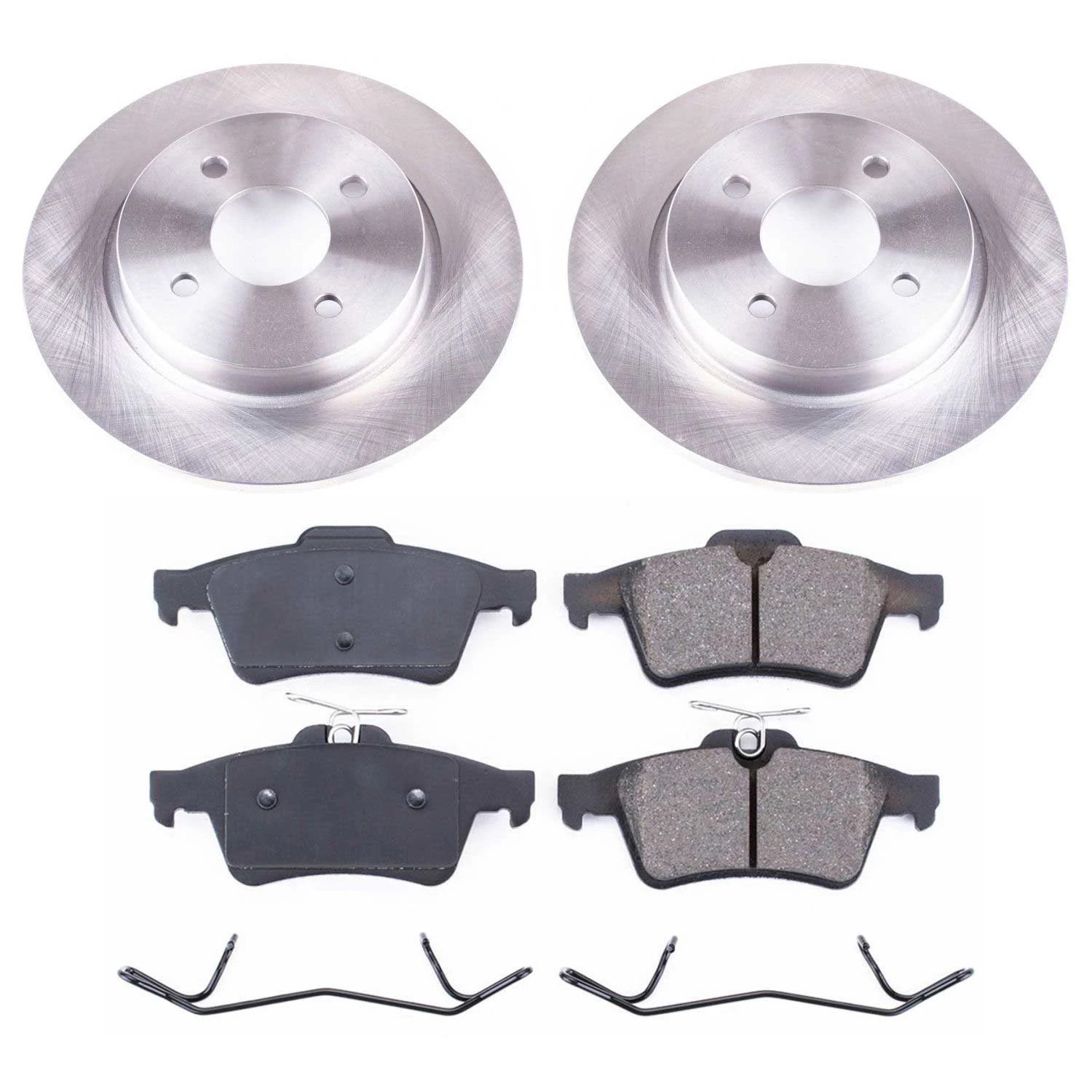 PowerStop Rear Stock Replacement Brake Pad and Rotor Kit Fits: FORD Select Models KOE7898