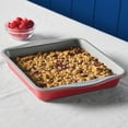 thumbnail image 3 of Farberware Disney Bake with Mickey Mouse 9 Inch Nonstick Square Cake Pan, Dishwasher Safe and Oven Safe to 450°F, Red, 3 of 13