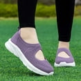 thumbnail image 2 of Womens Shoes,Comfortable Shoes Knitted Mesh Soft Bottom for Casual Wear Comfortable Shoes for Shallow Mouth,Shoes for Women,Purple,9, 2 of 9