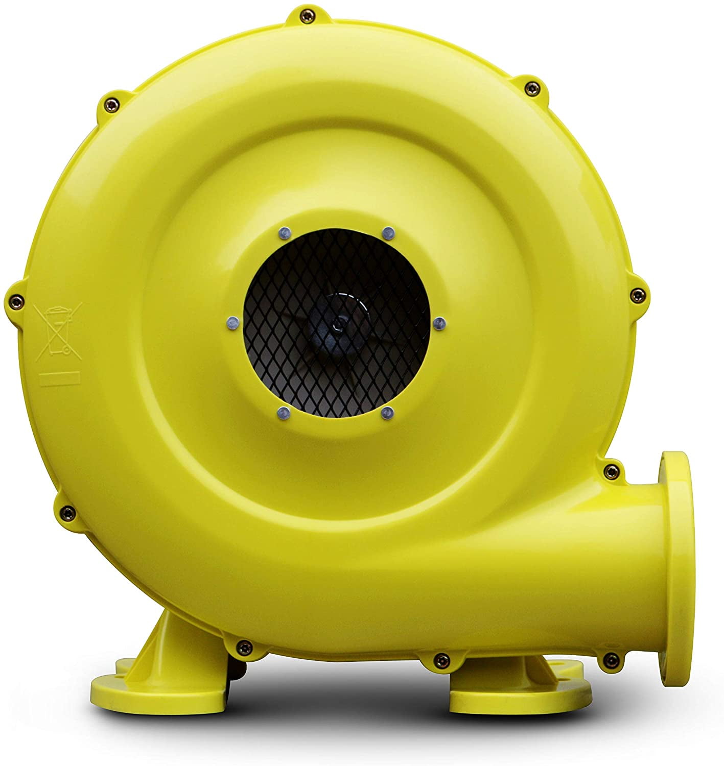 750W 1HP Inflatable Commercial Air Blower for Outdoor Bounce Houses, Water Slides air Sofas, Paint Booth and Other Suitable Large Outdoor inflatables Electric Air Pump Fan